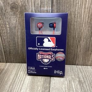 Washington Nationals Earbuds Ihip Ipod Iphone (3 Different Sizes) WORLD SERIES
